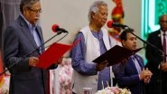 World News | Bangladesh: Head of Interim Government Muhammad Yunus Acquitted in Bribe Case