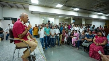 India News | Former Deputy CM Manish Sisodia Holds Meeting in MLA Office, Lauds AAP Volunteers