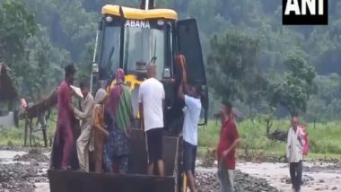 India News | Himachal: Seven People Rescued in Nahan After Water Level of Markanda River Increased