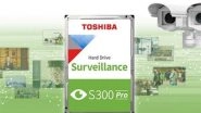 Business News | Toshiba Unveils Next-Generation S300 Pro Surveillance HDDs for Large-Scale Video Surveillance Systems