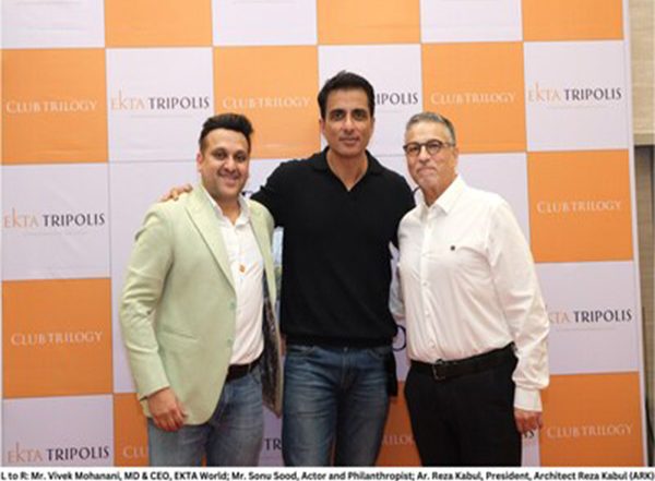 Business News | EKTA World Unveils Expansive 30,000 Sq Ft Clubhouse, CLUB TRILOGY, at EKTA Tripolis, Goregaon W; Sonu Sood Graced the Occasion with His Presence