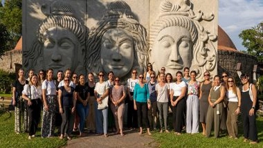 India News | Tarang Shakti: Over 200 Air Force Personnel from France, Germany, India, Spain Practice Yoga at Sadhguru's Ashram