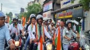 India News | Hundreds Join Sarbananda Sonowal in Bike Rally to Celebrate Har Ghar Tiranga in Tinsukia