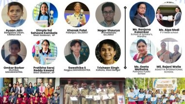 Business News | Students and Schools Won Around Rs 3,00,000 in Cash Prizes and Sponsorships at the 2nd National Spelling Competition Organized by Spell Well India