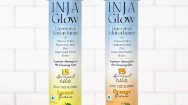Business News | INJA Wellness Launches India's First Liposomal Glutathione Effervescent Tablets