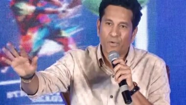 Sports News | Sachin Tendulkar Plays Elegant Strokes with His Left Hand, Posts Video on Social Media
