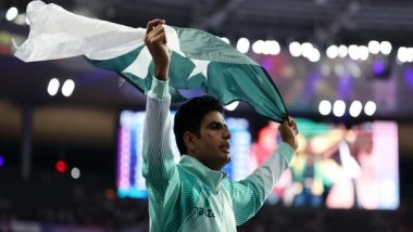 Sports News | Pak: Punjab CM Maryam Nawaz Presents PKR 100M Cheque, Car to Javelin Ace Arshad Nadeem