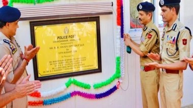 India News | DGP J-K Inaugurates Chandanwari Police Post; Plants Sapling to Pay Tribute to Martyrs