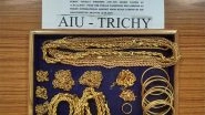 India News | Tamil Nadu: One Female Passenger Arrested, 2291 Grams of Gold Seized at Trichy Airport
