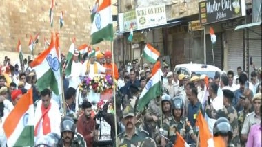 India News | Rajasthan CM Flags off 'Tiranga Yatra' Ahead of Independence Day