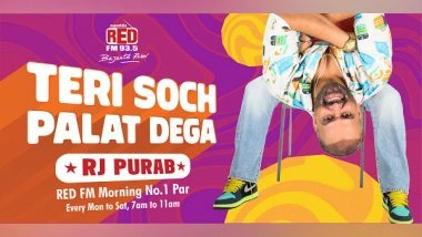 Business News | Red FM Announced RJ Purab as the New Voice of Delhi's Morning No. 1 Show