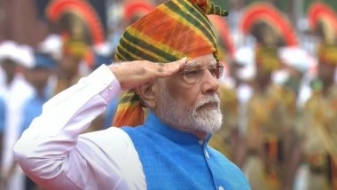 Entertainment News | For 78th Independence Day, PM Modi Sports Vibrant Turban with Lehariya Details