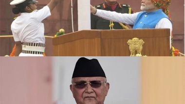 World News | Nepal PM Extends Wishes to PM Modi on 78th Independence Day