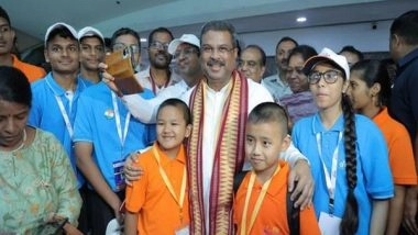 India News | Union Minister Pradhan Interacts with Students of PM SHRI Schools, Prerana Programmes