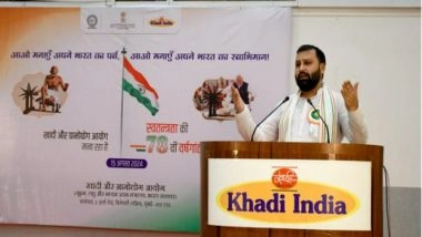 India News | Independence Day: KVIC Chairman Manoj Kumar Inaugurates Mahatma Hall on KVIC Premises