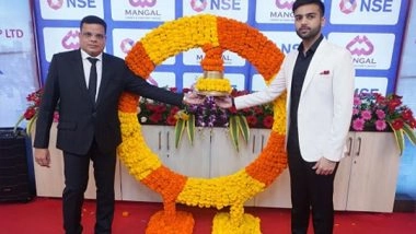 Business News | Mangal Credit and Fincorp Limited Gets Listed on the NSE