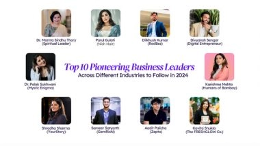 Business News | Top 10 Pioneering Business Leaders Across Different Industries to Follow in 2024