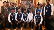 India News | Army Chief General Upendra Dwivedi Felicitates Indian Army Participants in Paris Olympics 2024