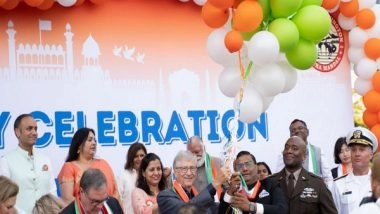 World News | US: Bill Gates Flags off First India Day Celebrations in Seattle