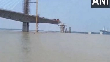India News | Under-construction Bridge in Bihar's Bhagalpur Collapses for 3rd Time in 2 Years