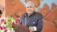 Business News | VP Dhankhar Urges Industry to Embrace Economic Nationalism, Prioritize Local Production over Imports