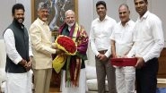 India News | Andhra Pradesh CM Chandrababu Naidu Meets PM Modi, Seeks Financial Support