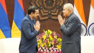 World News | Mauritius Speaker Calls on Vice President Dhankhar