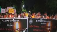 India News | Gauhati University PG Students, Teachers Protest Against Kolkata Rape and Murder