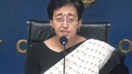 India News | Water Minister Atishi Directs Chief Secretary to Resolve Sewer Overflow Problem in Parts of Delhi
