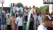 India News | Delhi BJP President Virendraa Sachdeva Participates in Run for Nation Marathon at Narela