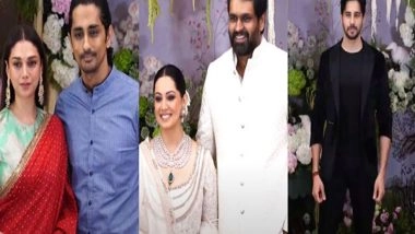 Entertainment News | Aditi Rao Hydari, Sidharth Malhotra Attend Eka Lakhani-Ravi Bhagchandka's Engagement Ceremony