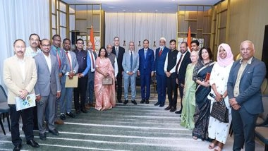 World News | Jaishankar Interacts with Indian Community in Kuwait, Commends Their Contribution to Bilateral Ties