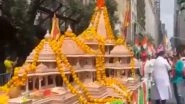 World News | US: India Day Parade Held in New York, Showcases Carnival Float Featuring Ram Mandir
