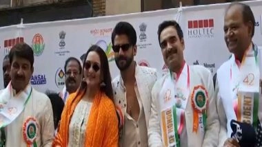 World News | US: Sonakshi Sinha, Pankaj Tripathi, Zaheer Iqbal, Manoj Tiwari Participate in India Day Parade in New York
