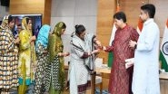 India News | Delhi-based Women Refugees from Pakistan Tie 'Rakhi' to Union Minister Piyush Goyal