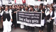 India News | RG Kar Rape and Murder Case: Calcutta High Court Advocates Hold Protest March Seeking Justice for Victim