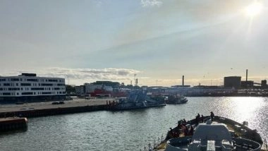 World News | Navy Ship INS Tabar Reaches Denmark's Esbjerg for Two-day Visit