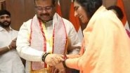 India News | Sadhvi Rithambara Ties 'Rakhi' to Union Minister Dharmendra Pradhan
