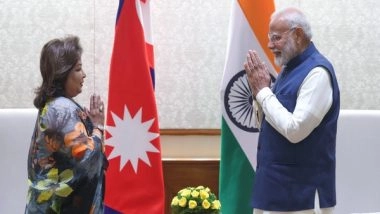 World News | Nepal FM Arzu Rana Deuba Meets PM Modi, Invites Him for State Visit
