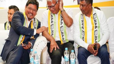 Meghalaya: 3 out of 4 Congress MLAs Join CM Conrad Sangma-Led NPP (See Pics)