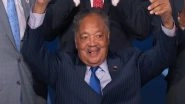 World News | US Civil Rights Activist Jesse Jackson Makes Surprise Appearance at Democratic Convention, Receives Emotional Tribute