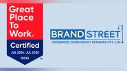 Business News | Brand Street Integrated Is Now Great Place To Work Certified