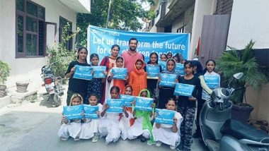 Business News | IYDF and Sunshine Yoga Collaborate to Bring Warmth and Support to Khairabad's Underprivileged Schoolchildren