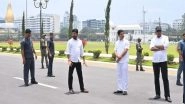 India News | CM Revanth Reddy Inspects Secretariat Premises for Telangana Talli Statue Installation