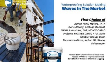 Business News | Elephant Rubber Shield Stands out as the Premier Waterproofing Solution in the Market