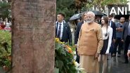 World News | PM Modi Lays Wreath at Jam Saheb of Nawanagar Memorial in Warsaw