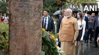 World News | PM Modi Lays Wreath at Jam Saheb of Nawanagar Memorial in Warsaw