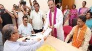 India News | Tripura BJP President Rajib Bhattacharjee Files Nomination for RS Bypolls