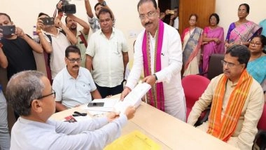 India News | Tripura BJP President Rajib Bhattacharjee Files Nomination for RS Bypolls