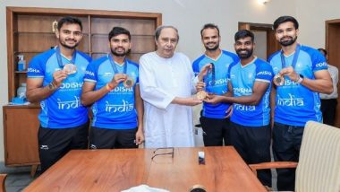 Sports News | Naveen Patnaik Meets Olympic Bronze Medal-winning Indian Hockey Team